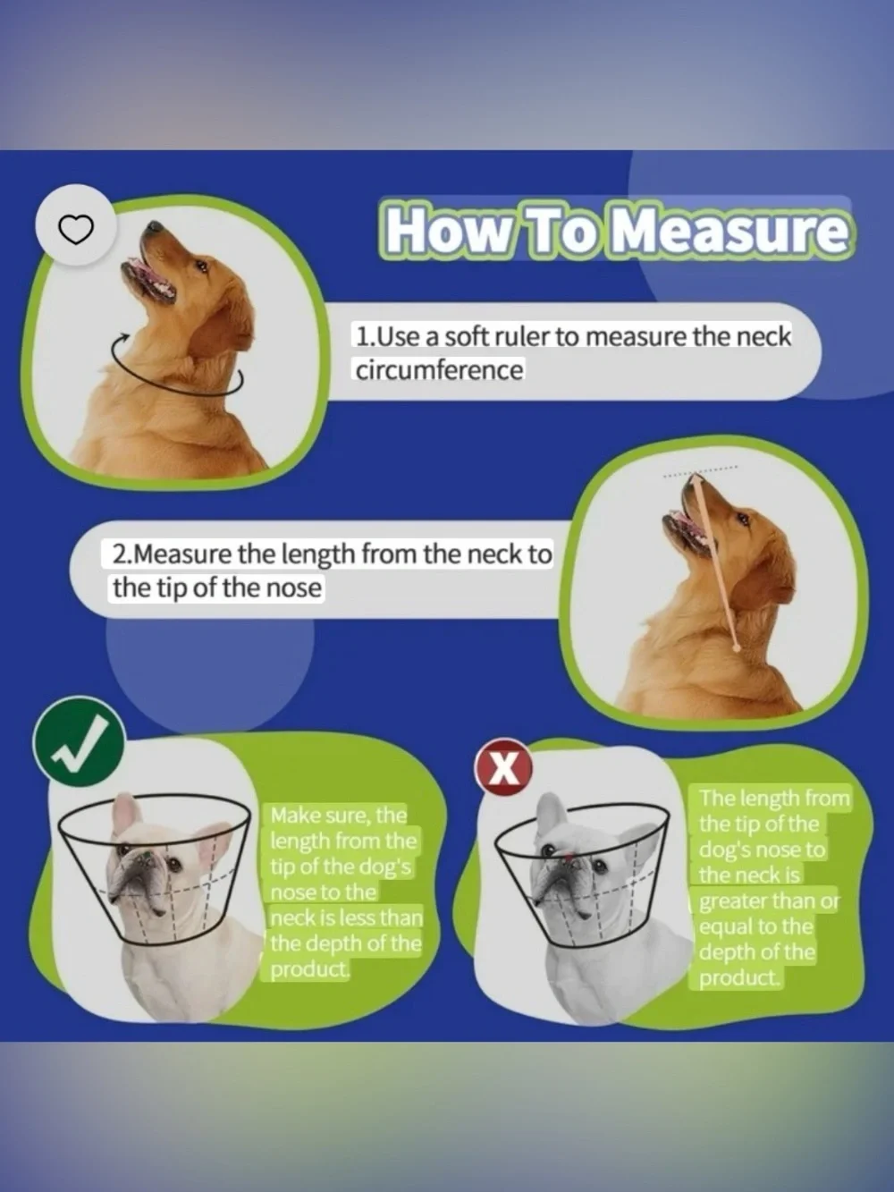 Dog Pet Recovery Soft Collar Cone Elizabethan Flex Breathable Adjustable Sz Med